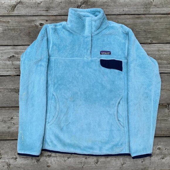 2017 Patagonia Re-Tool Snap-T Fleece Pullover Jacket Medium - Picture 1 of 9